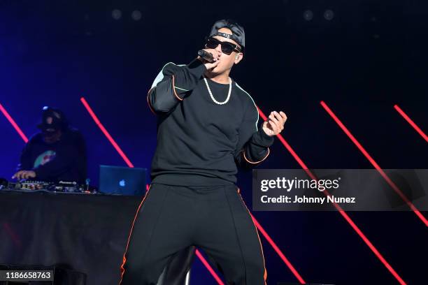 Daddy Yankee performs onstage as philanthropist and attorney Thomas J. Henry launches new art and music experience "Austin Elevates" at Austin 360...