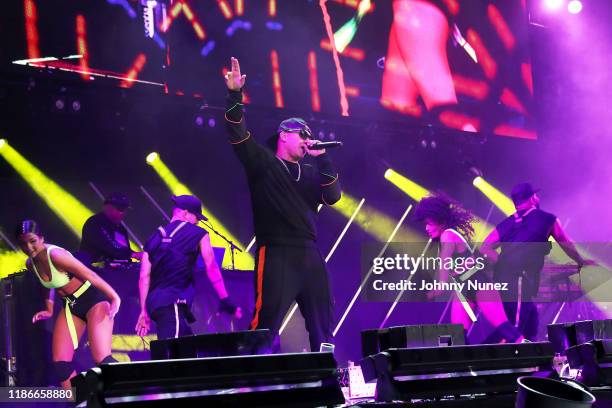 Daddy Yankee performs onstage as philanthropist and attorney Thomas J. Henry launches new art and music experience "Austin Elevates" at Austin 360...