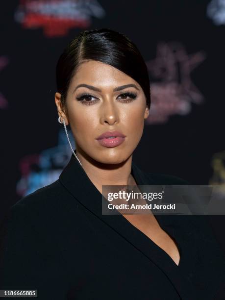 Ayem Nour attends the 21st NRJ Music Awards At Palais des Festivals on November 09, 2019 in Cannes, France.