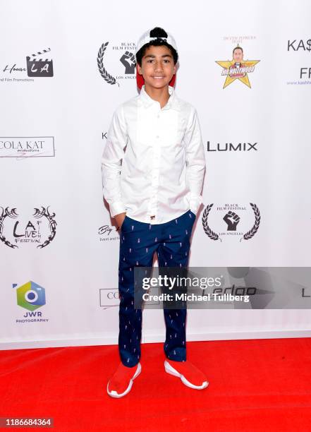 Anderson Zane attends the Kash Hovey and Friends Film Block at Film Fest LA at Regal Cinemas L.A. LIVE Stadium 14 on November 09, 2019 in Los...