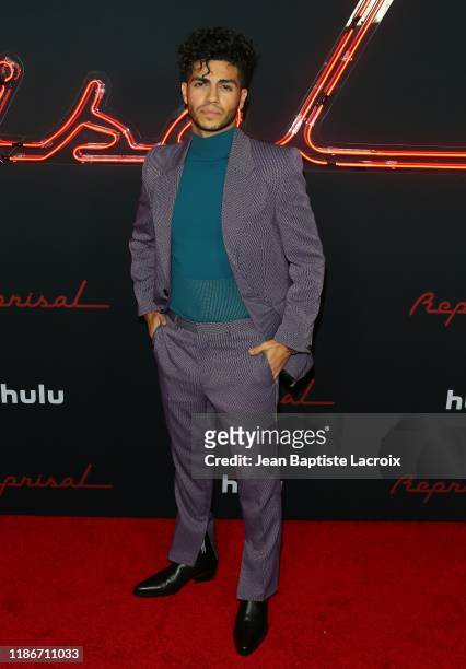 Mena Massoud attends the premiere of Hulu's "Reprisal" Season One at ArcLight Cinemas on December 05, 2019 in Hollywood, California.