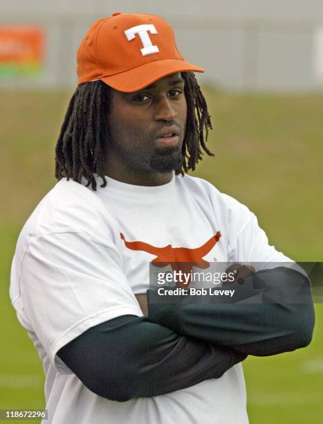 Miami Dolphins running back Ricky Williams during 2nd Annual Ricky Williams Pop Warner Celebrity Football Game with Snoop Dogg at Delmar Stadium in...