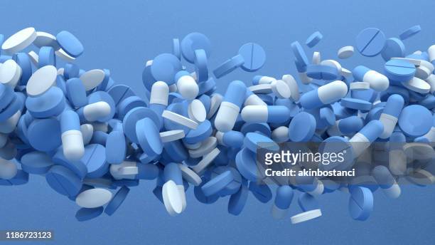 3d pills - pill background stock pictures, royalty-free photos & images