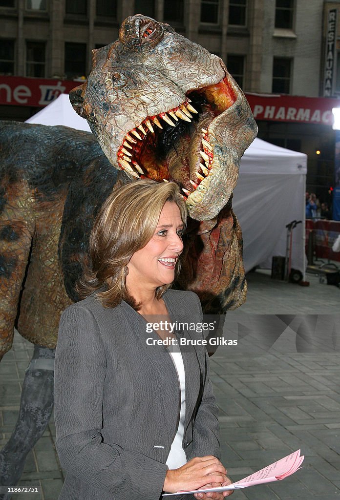 Walking With Dinosaurs: The Live Experience visits The Today Show - June 20, 2007