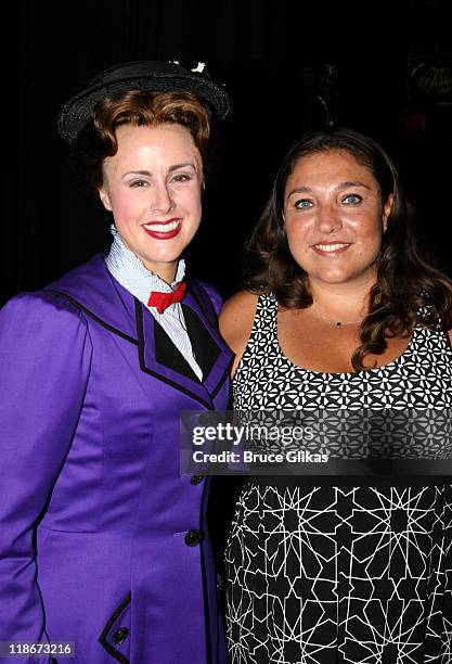 Megan Osterhaus as "Mary Poppins" and Jo Frost, The Supernanny