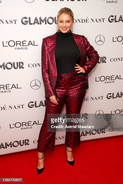 Iskra Lawrence attends the 2019 Glamour Women Of The Year Summit at Alice Tully Hall on November 10, 2019 in New York City.