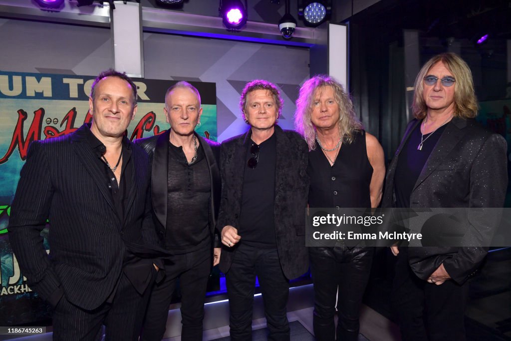 Press Conference For THE STADIUM TOUR DEF LEPPARD - MOTLEY CRUE - POISON At SiriusXM's Hollywood Studios