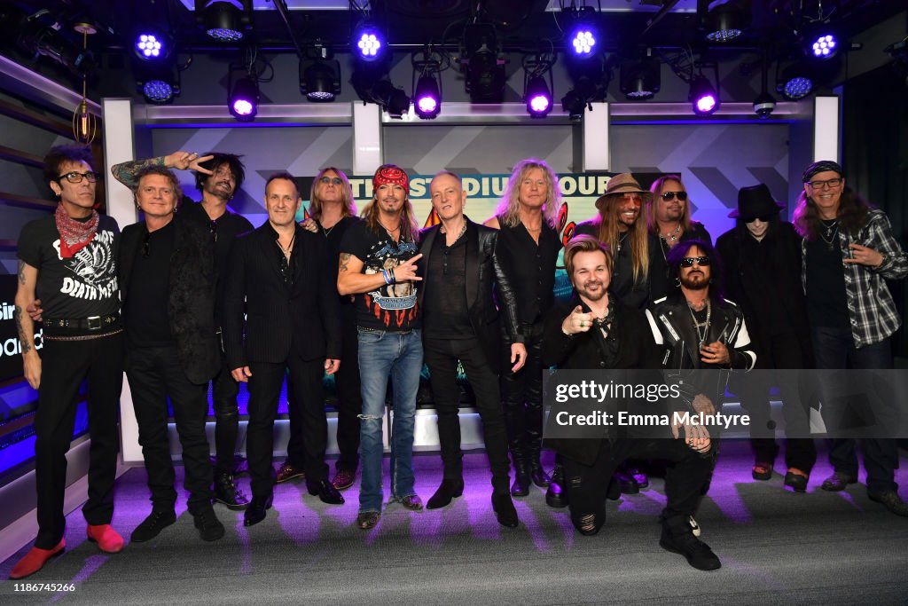 Press Conference For THE STADIUM TOUR DEF LEPPARD - MOTLEY CRUE - POISON At SiriusXM's Hollywood Studios