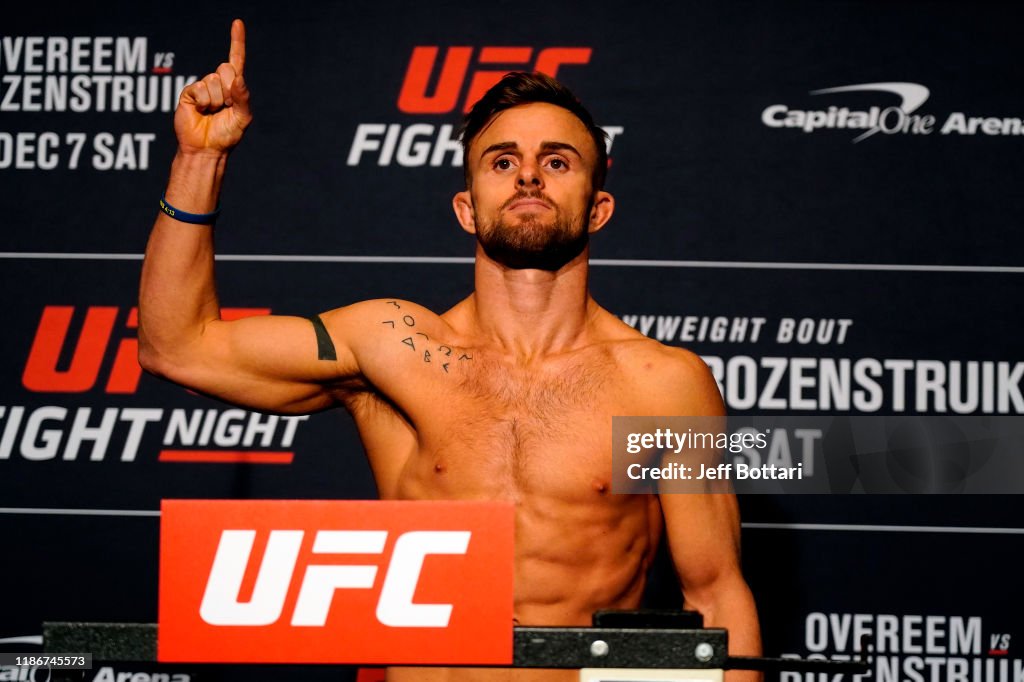UFC Fight Night: Weigh-Ins