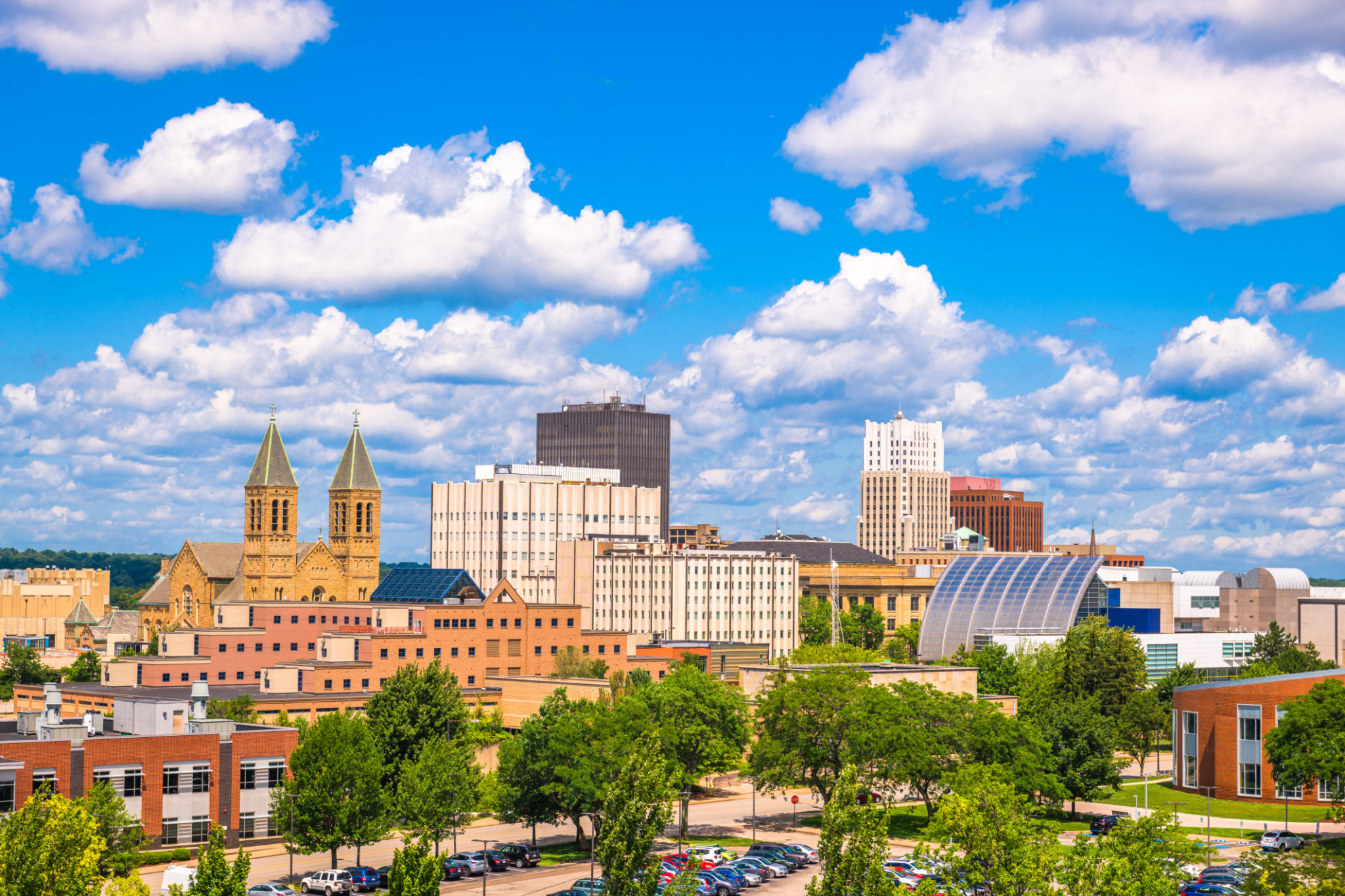 akron cityscape