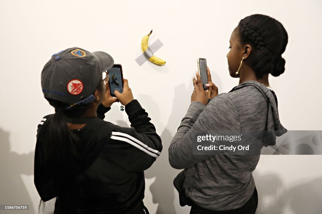 Maurizio Cattelan's "Comedian" On View At Art Basel Miami 2019