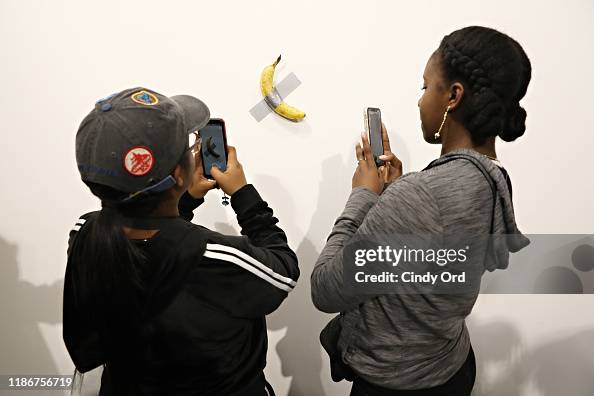 Maurizio Cattelan's "Comedian" On View At Art Basel Miami 2019 Maurizio Cattelan's "Comedian" On View At Art Basel Miami 2019