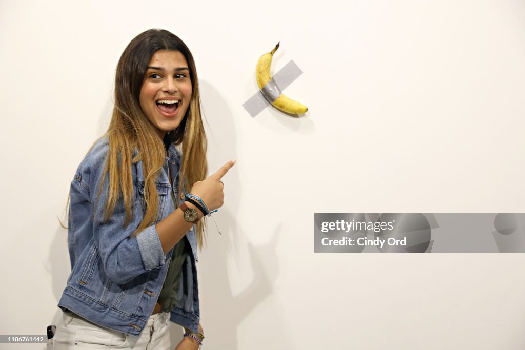 Maurizio Cattelan's "Comedian" On View At Art Basel Miami 2019