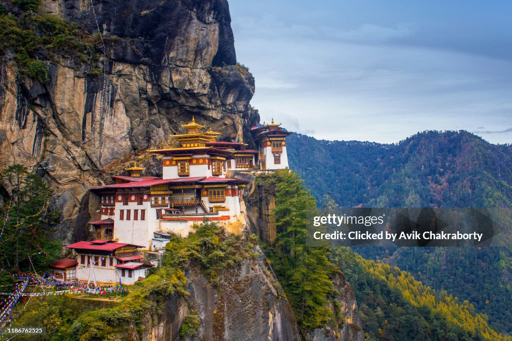 Taktsang Dzongkha (Tiger's Nest) in Bhutan