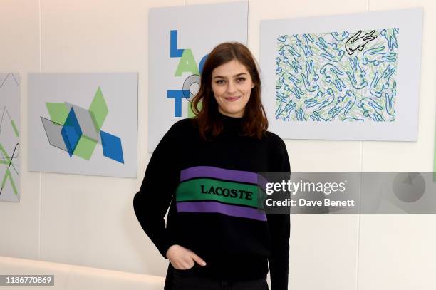 Amber Anderson attends Lacoste VIP lounge at the 2019 ATP World Tour Tennis Finals on November 10, 2019 in London, England.