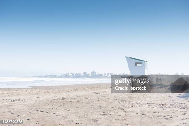 playa grande in mar del plata city, buenos aires, argentina - mar del plata stock-fotos und bilder