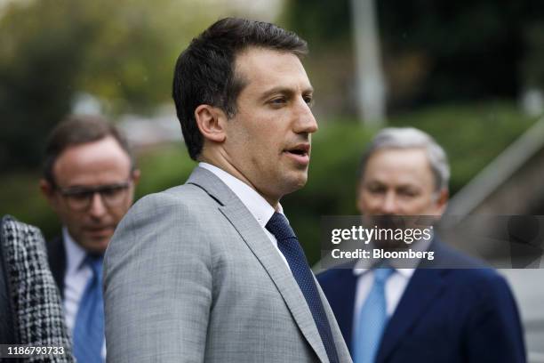 Alex Spiro, attorney to Elon Musk, departs federal court in Los Angeles, California, U.S., on Friday, Dec. 6, 2019. Elon Musk beat back a defamation...