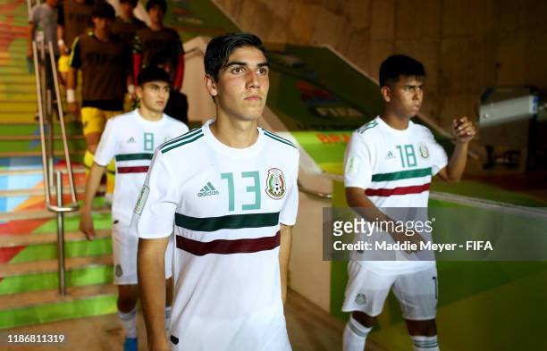 Jose Ruiz of Mexico is seen during the quarterfinal match between Korea Republic and Mexico in the FIFA U-17 World Cup Brazil at Estadio Kleber...