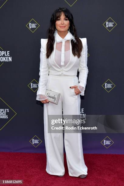 Kyle Richards attends the 2019 E! People's Choice Awards at Barker Hangar on November 10, 2019 in Santa Monica, California.