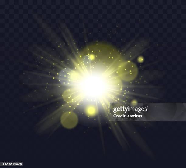 light explode - optical equipment stock illustrations