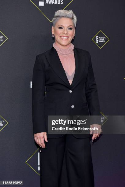Nk attends the 2019 E! People's Choice Awards at Barker Hangar on November 10, 2019 in Santa Monica, California.