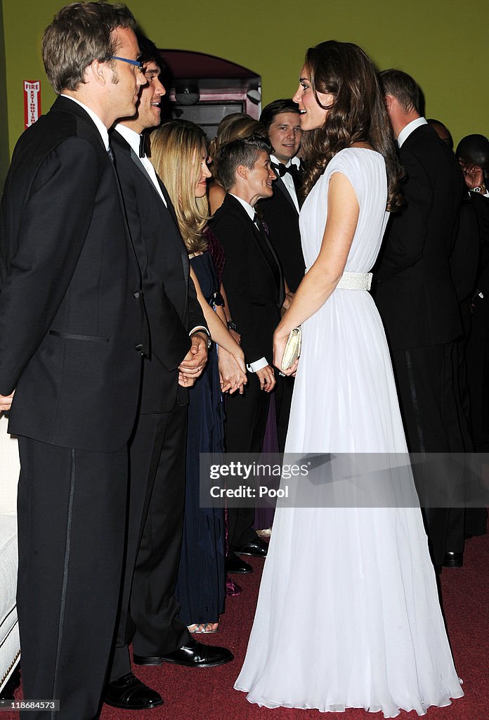 The Duke and Duchess of Cambridge Attend BAFTA Brits To Watch Event