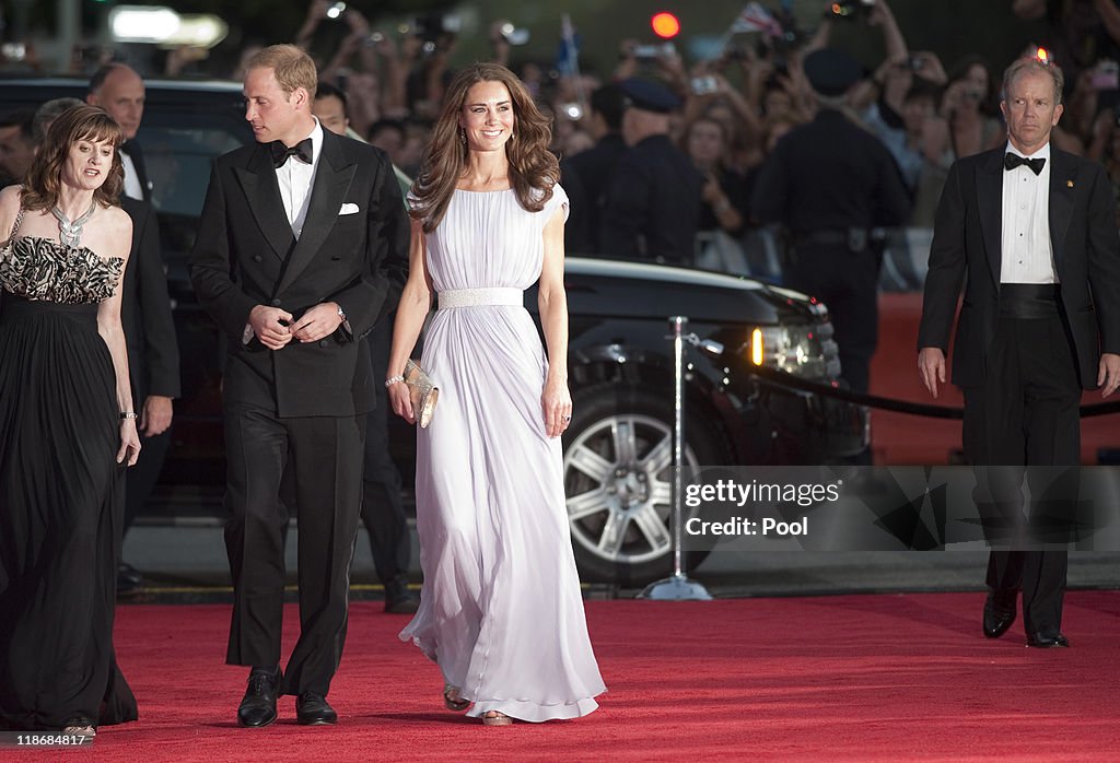 The Duke and Duchess of Cambridge Attend BAFTA Brits To Watch Event