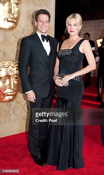 Ioan Gruffudd and Alice Evans arrive at the 2011 BAFTA Brits To Watch Event at the Belasco Theatre on July 9, 2011 in Los Angeles, California. The...