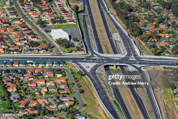 Suburb Intersection Road Intersection Australia Photos and Premium High Res Pictures ...