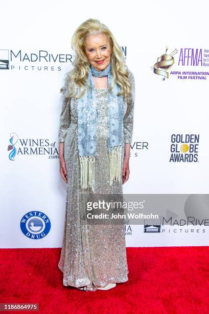 Sally Kirkland attends the closing night gala of the 22nd Arpa International Film Festival at the American Legion Post 43 on November 10, 2019 in Los...