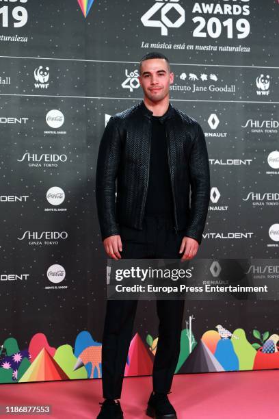 Jesus Mosquera attends 'Los40 music awards 2019' photocall at Wizink Center on November 08, 2019 in Madrid, Spain.