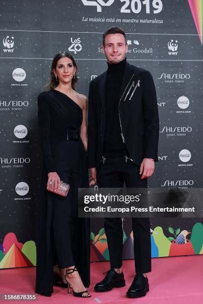 Saul Ñiguez attend 'Los40 music awards 2019' photocall at Wizink Center on November 08, 2019 in Madrid, Spain.