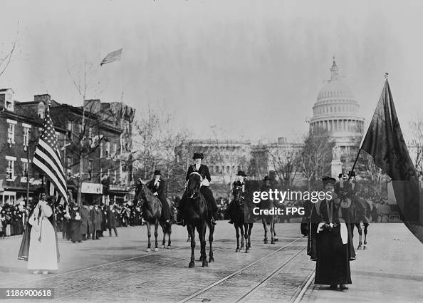 Head of suffrage parade