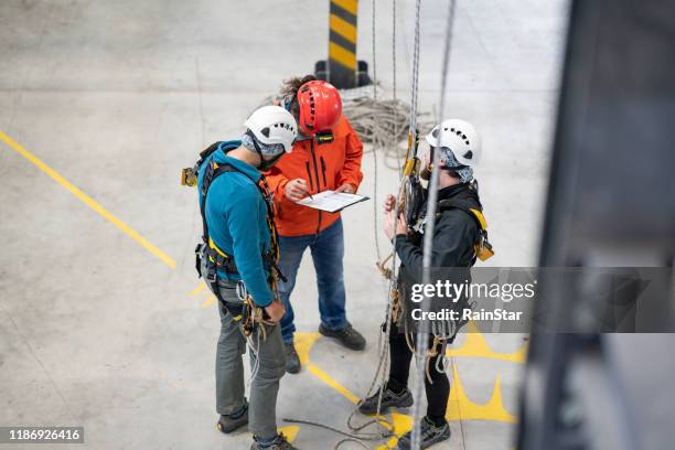 engineer doing inspection in construction site - training center stock pictures, royalty-free photos & images