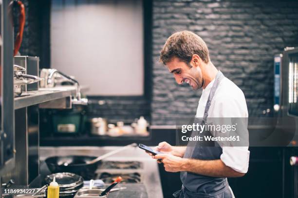 Chef Phone 775 Restaurant Chef Phone Stock Photos, High-Res Pictures, and Images ...