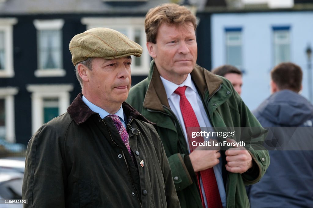 Brexit Party Leader Farage Campaigns In Britain's General Election