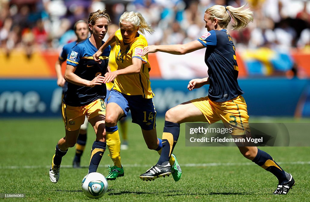 Sweden v Australia: FIFA Women's World Cup 2011 - Quarter Finals