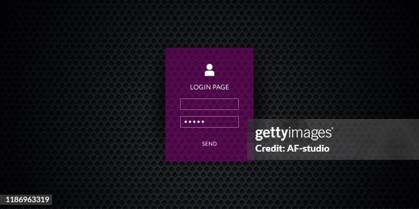 abstract background with vibrant gradient - login stock illustrations