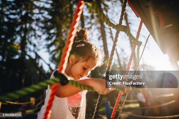 i love to climbing - monkey bars stock pictures, royalty-free photos & images