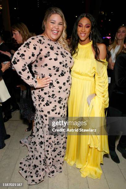 Britney Young and MJ Rodriguez attend the 2019 Glamour Women Of The Year Awards at Alice Tully Hall on November 11, 2019 in New York City.