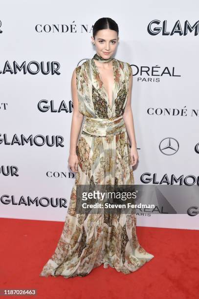 Ella Hunt attends the 2019 Glamour Women Of The Year Awards at Alice Tully Hall on November 11, 2019 in New York City.