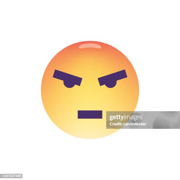 ilustrações de stock, clip art, desenhos animados e ícones de emoticon vibrant cute colors - cliente irritado