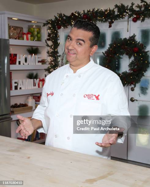 Chef / TV Personality Buddy Valastro visits Hallmark Channel's "Home & Family" at Universal Studios Hollywood on November 11, 2019 in Universal City,...