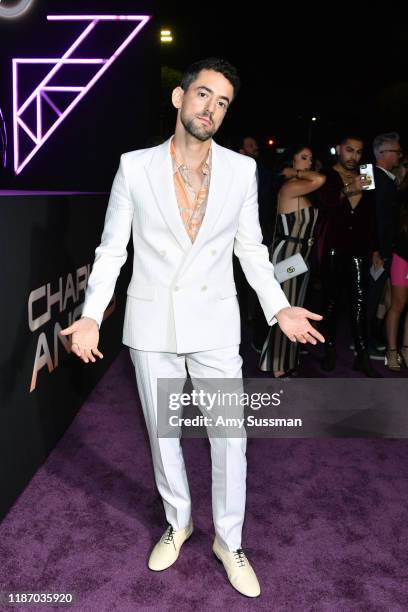 Luis Gerardo Mendez attends the premiere of Columbia Pictures' "Charlie's Angels" at Westwood Regency Theater on November 11, 2019 in Los Angeles,...