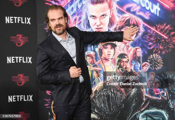 David Harbour attends the New York Screening of "Stranger Things" Season 3 at DGA Theater on November 11, 2019 in New York City.