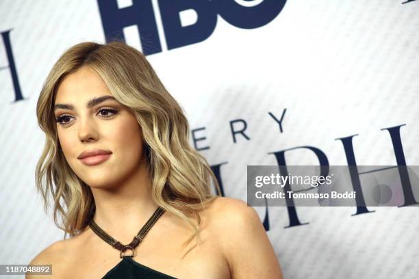Sistine Stallone attends the Premiere Of HBO Documentary Film "Very Ralph" at The Paley Center for Media on November 11, 2019 in Beverly Hills,...