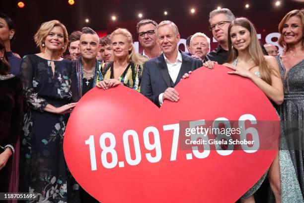 Julia Kloeckner, Robbie Williams, Barbara Schoeneberger, Hans Sigl, Johannes B. Kerner, Boris Becker, Frank Thelen, Cathy Hummels, Dagmar Woehrl with...