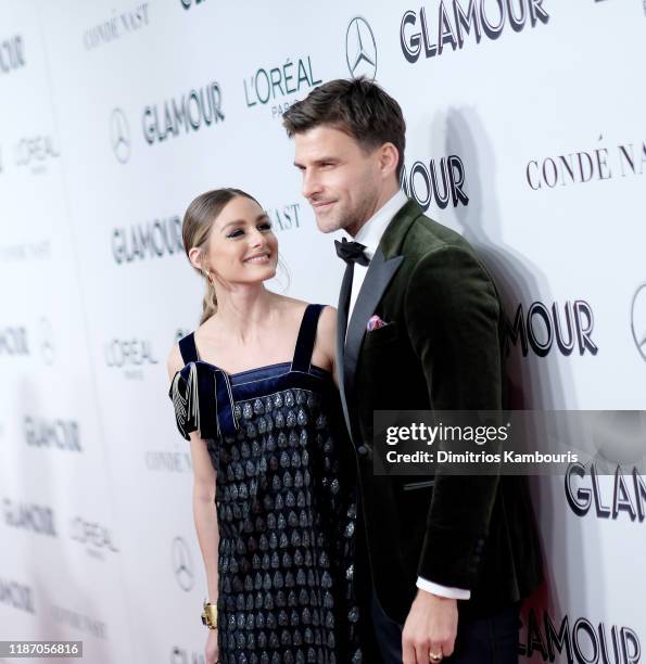 Olivia Palermo and Johannes Huebl attend the 2019 Glamour Women Of The Year Awards at Alice Tully Hall on November 11, 2019 in New York City.