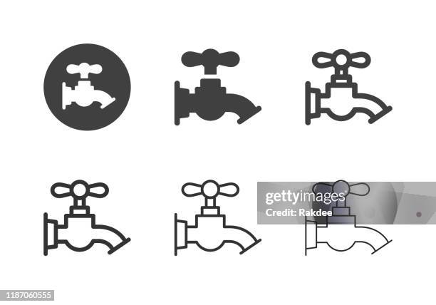 水龍頭圖示 - 多系列 - water valve 幅插畫檔、美工圖案、卡通及圖標