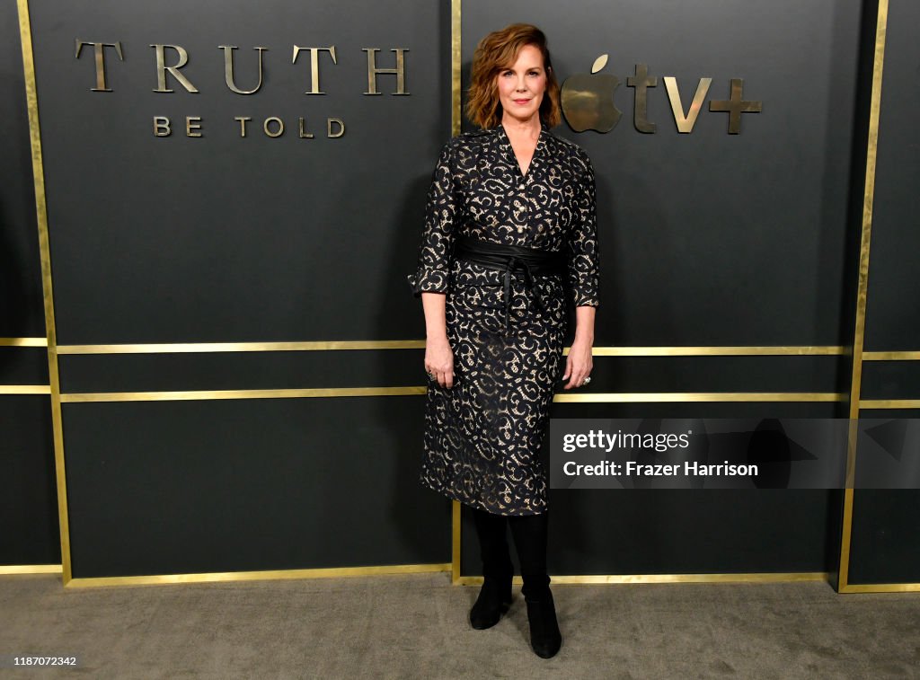 Premiere Of Apple TV+'s "Truth Be Told" - Arrivals